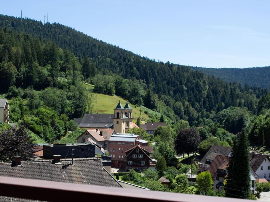 Ferienwohnung Schwarzwaldblick Bad Rippoldsau-Schapbach Kültér fotó